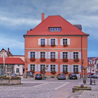 Interkommunales Bürgerzentrum am Marktplatz der Stadt Hofheim in Unterfranken