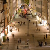 Fußgängerzone Passau nach der Umgestaltung – Modellprojekt Leben findet Innen Stadt
