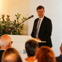 Ministerialdirektor Thomas Gloßner bei seinem Grußwort Ministerialdirektor Thomas Gloßner bei seinem Grußwort