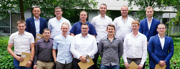 Gruppenfoto der Straßenmeisteranwärter Gruppenfoto der Straßenmeisteranwärter