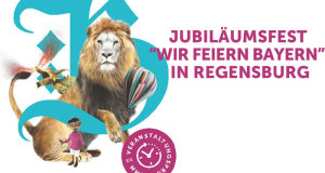 Logo Jubiläumsfest "Wir feiern Bayern" in Regensburg