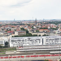 S-Bahnen am Münchner Ostbahnhof © Bayerisches Staatsministerium für Wohnen, Bau und Verkehr