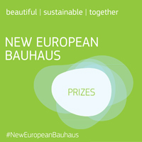 Logo der Preisverleihung Neues Europäisches Bauhaus, #NewEuropeanBauhaus © New European Bauhaus