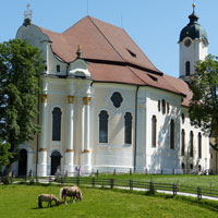 Die Wieskirche in Steingaden © Pixabay