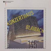 Sonderbriefmarke "Konzerthaus Blaibach"